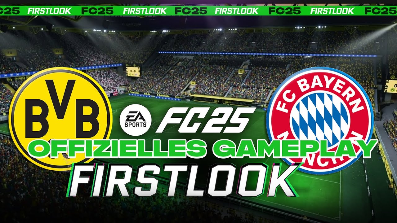 FC25 FIRST LOOK🔥 Neue deutschen Kommentatoren🔥 BVB vs. FCB