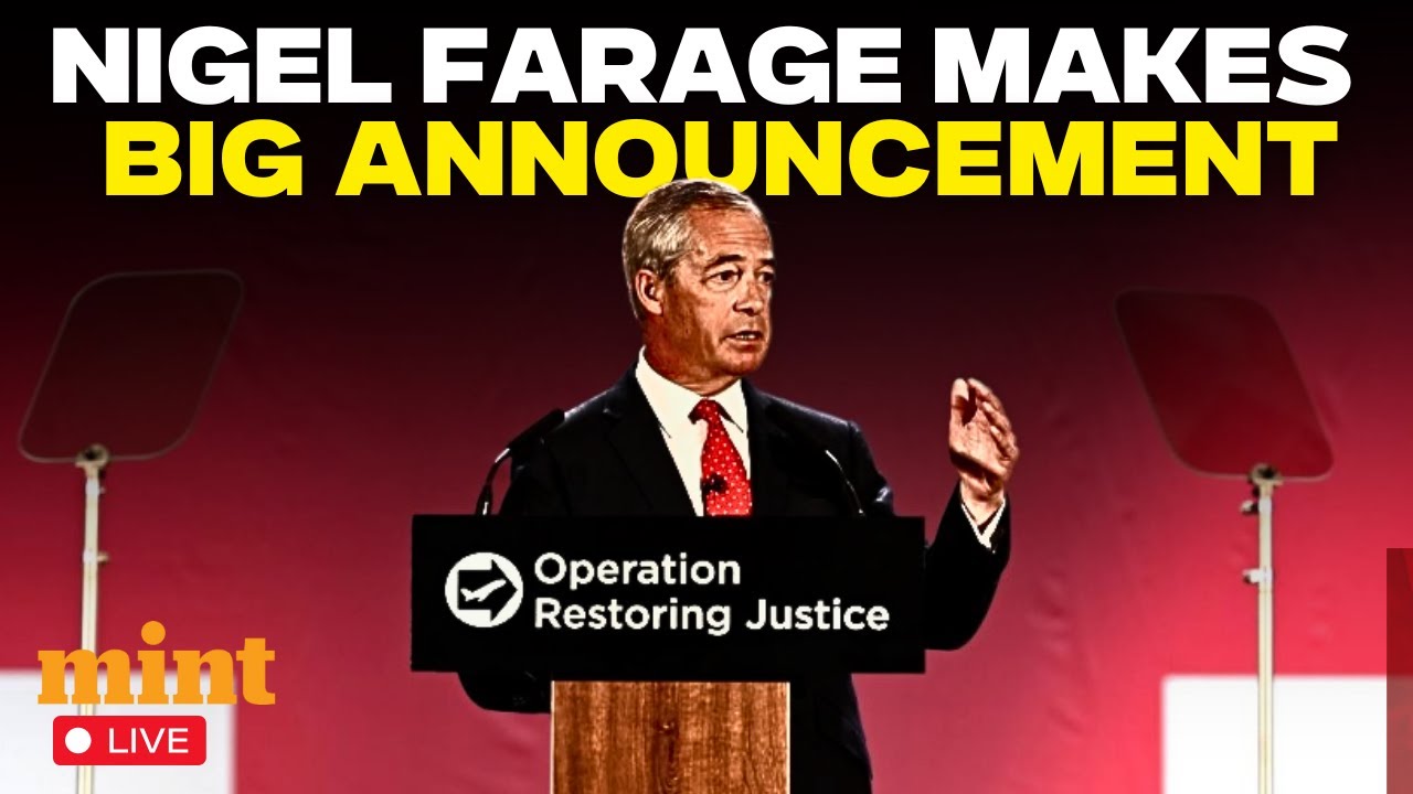 LIVE: Nigel Farage Makes Special Announcement | Reform UK Leader Farage LIVE | Keir Starmer |UK News