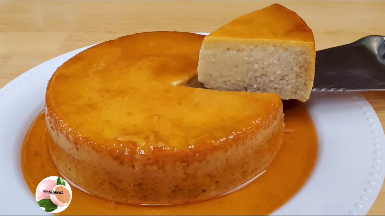 FLAN de BANANA  3 Ingredientes SIN HORNO SIN Azucar SIN Gluten DELICIOSO