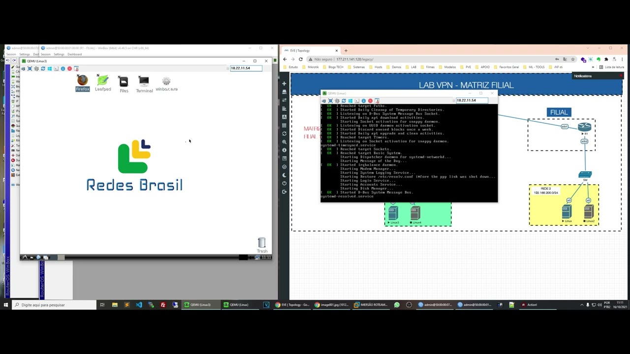 MATRIZ    FILIAL VPN L2TP+IPSec MIKROTIK