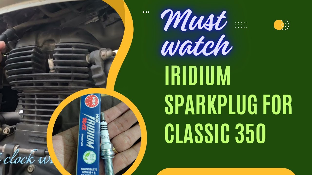 NGK Spark plug for classic 350 | Iridium Spark plug| #iridium #sparkplug