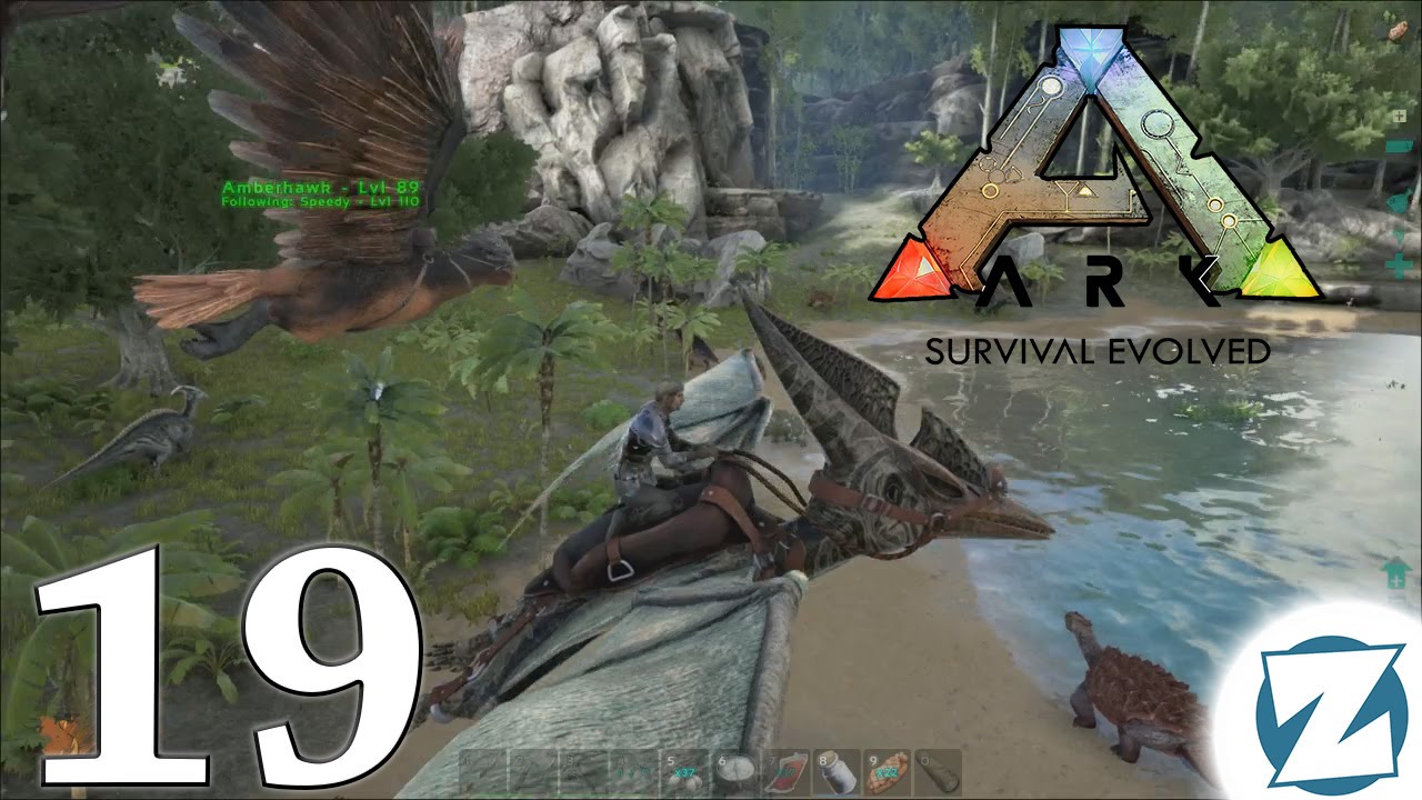 ARK Survival Evolved Gameplay - Leveling Up My Pteranodon - Let's Play Ep19 (1080p 60FPS)