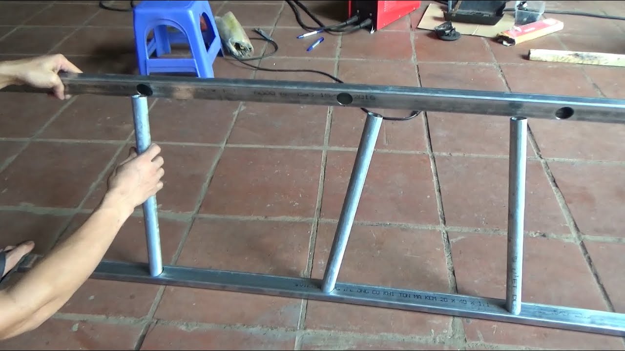 Cách làm một chiếc Thang Sắt tại nhà - ver hái ổi