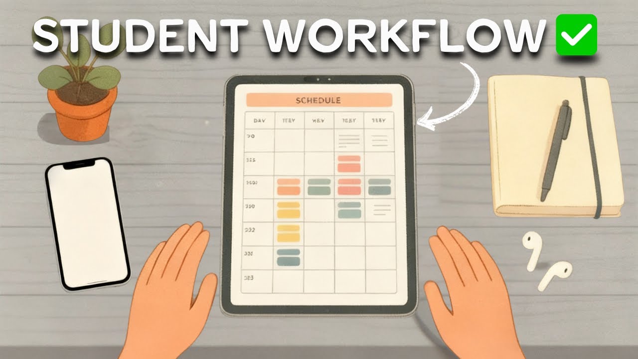 The Perfect Student Productivity&nbsp;Workflow (That Actually Works 🧠)
