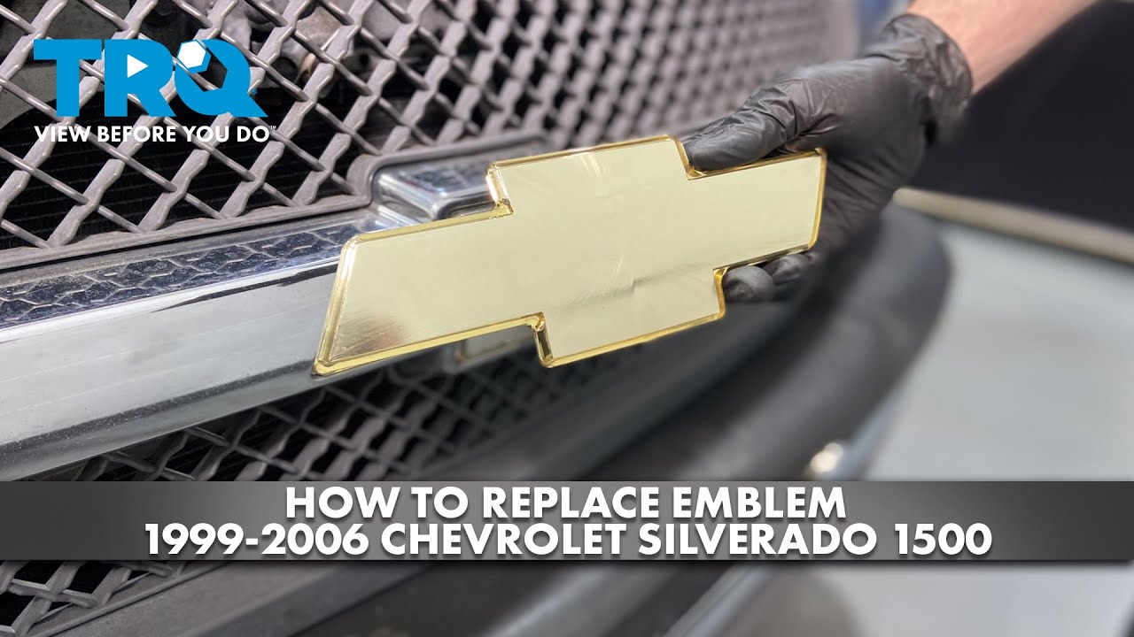 Как заменить эмблему на Chevrolet Silverado 1500 1999-2006 годов