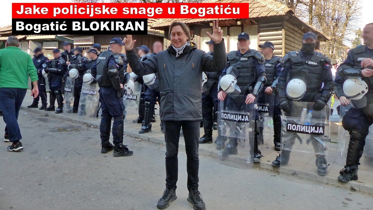 Bogatić protest poljoprivrednika veliki BROJ policije