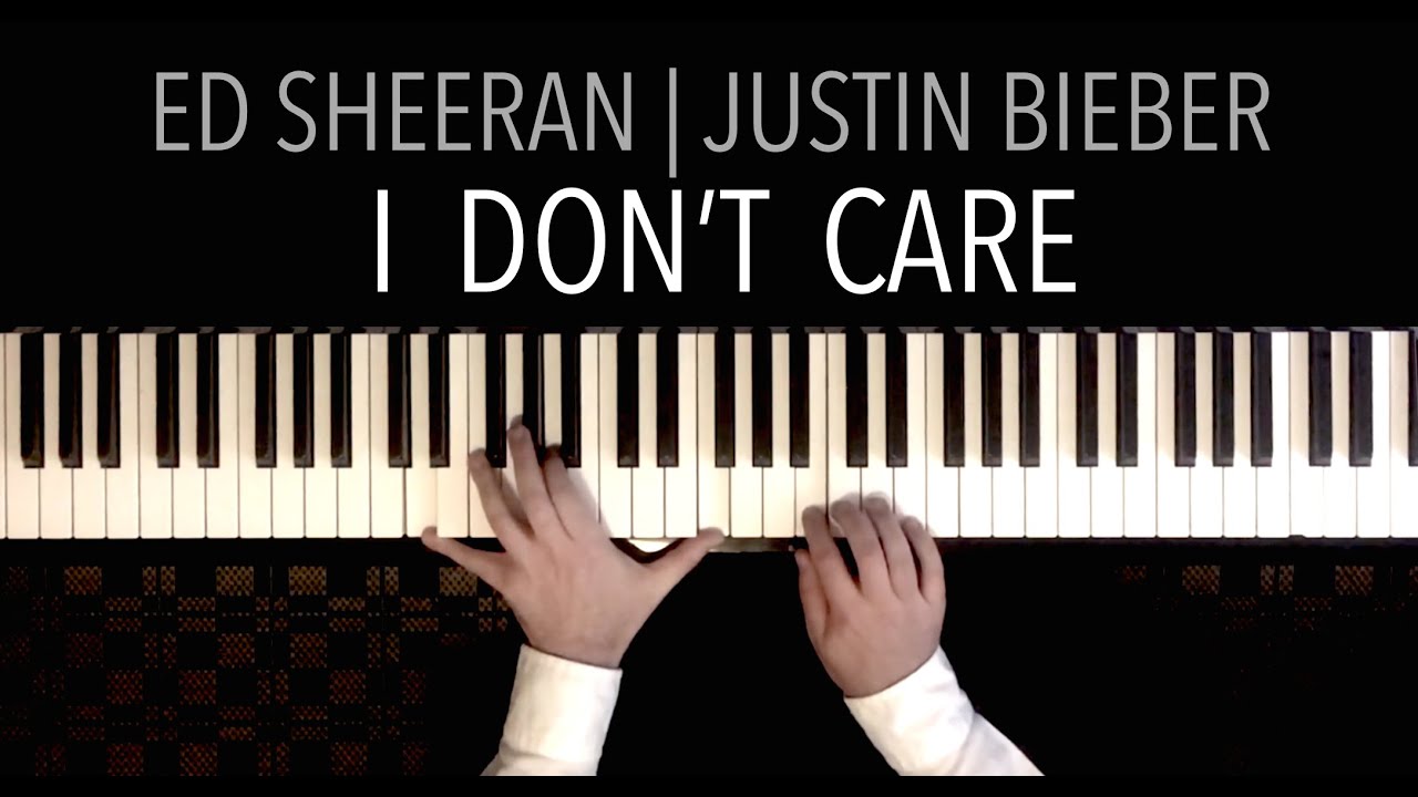 Ed Sheeran & Justin Bieber - I DON'T CARE | Piano Cover by Paul Hankinson