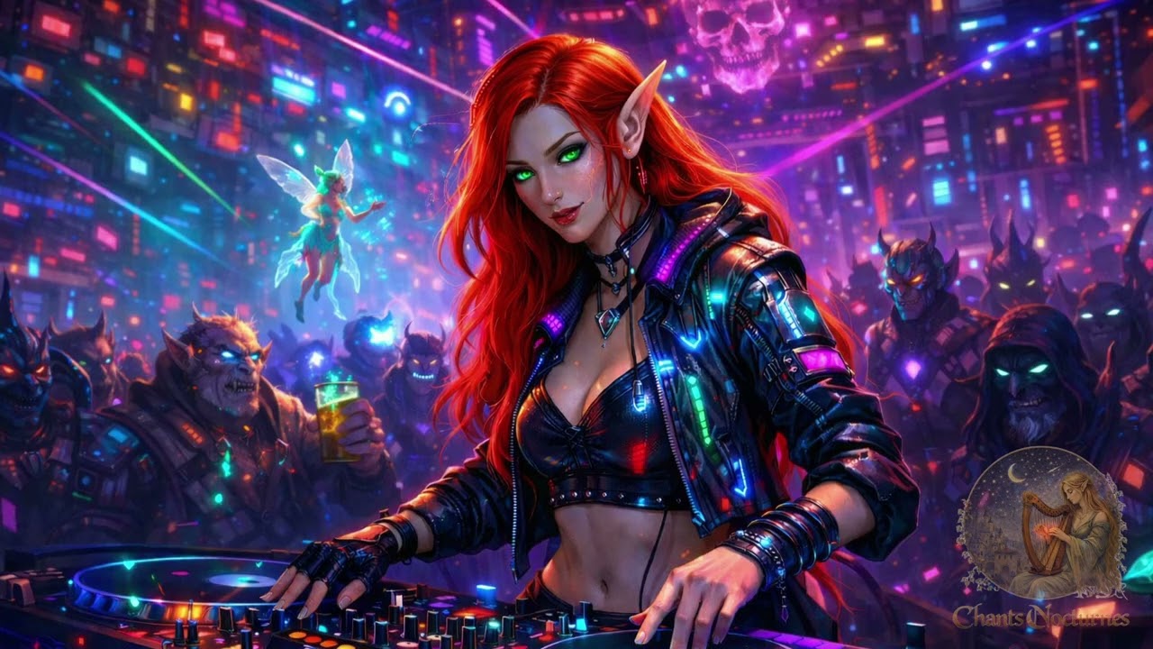 PULSE — Cyberpunk Elven DJ | Neon Fantasy Rave