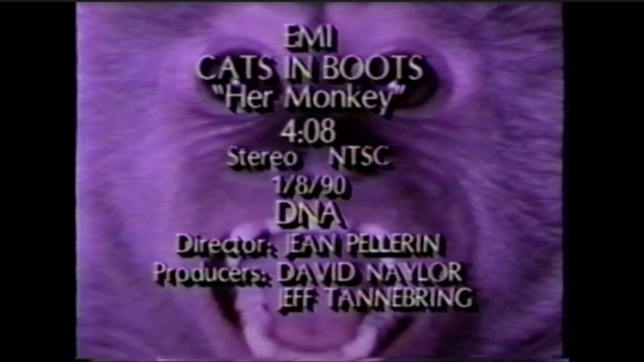 [Holla Channel Music] CATS IN BOOTS / Her Monkey MV 1990