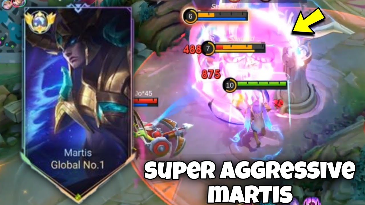 23 KILL!! MARTIS PERFECT & SUPER AGGRESSIVE GAMEPLAY 🔥 ( BEST BUILD 2024 ) MLBB