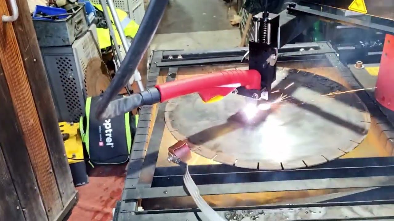 ARCDROID project 5 - making a sign from an old saw blade