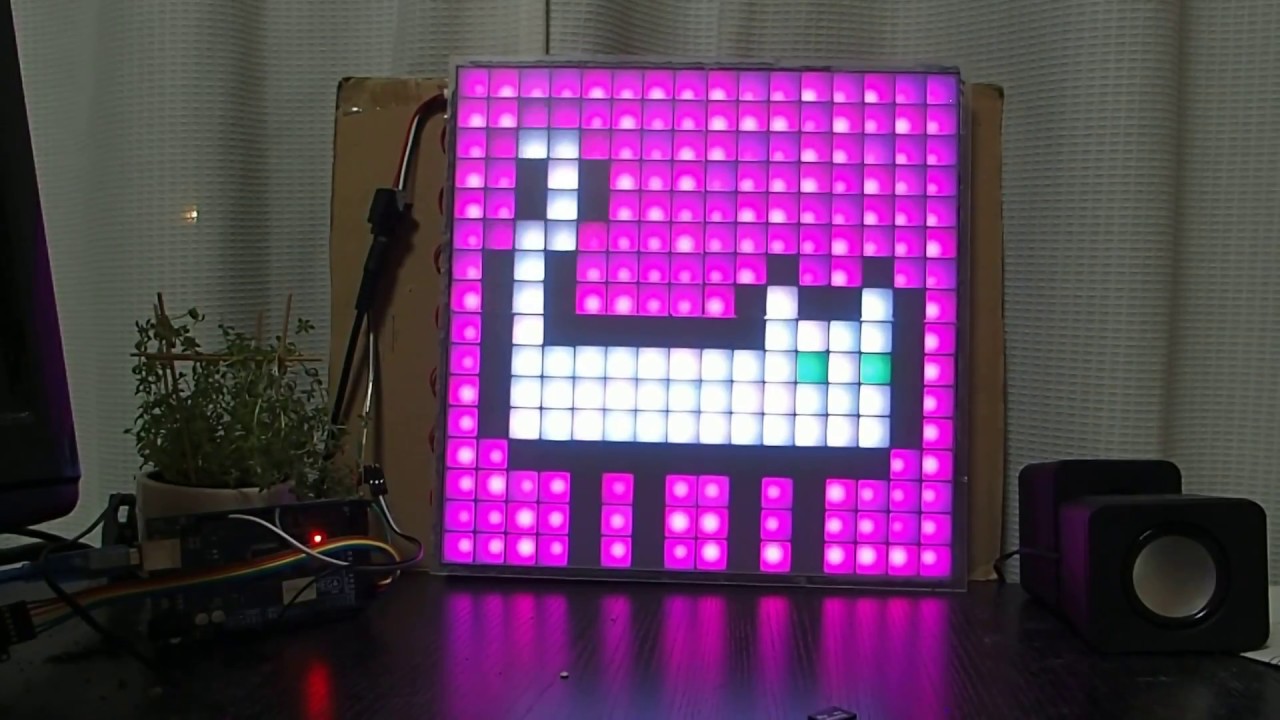 16x16 display using WS2812