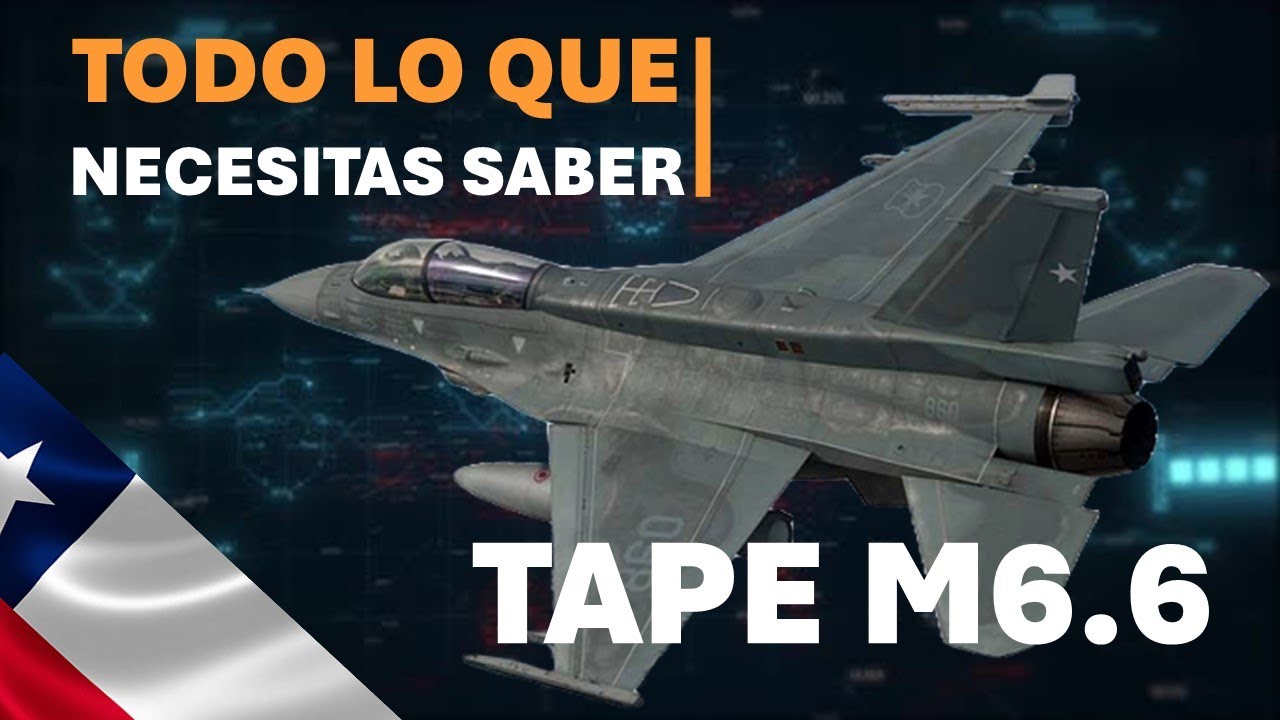 F-16 MLU Tape 6.6 para la Fuerza A&eacute;rea de Chile 🇨🇱