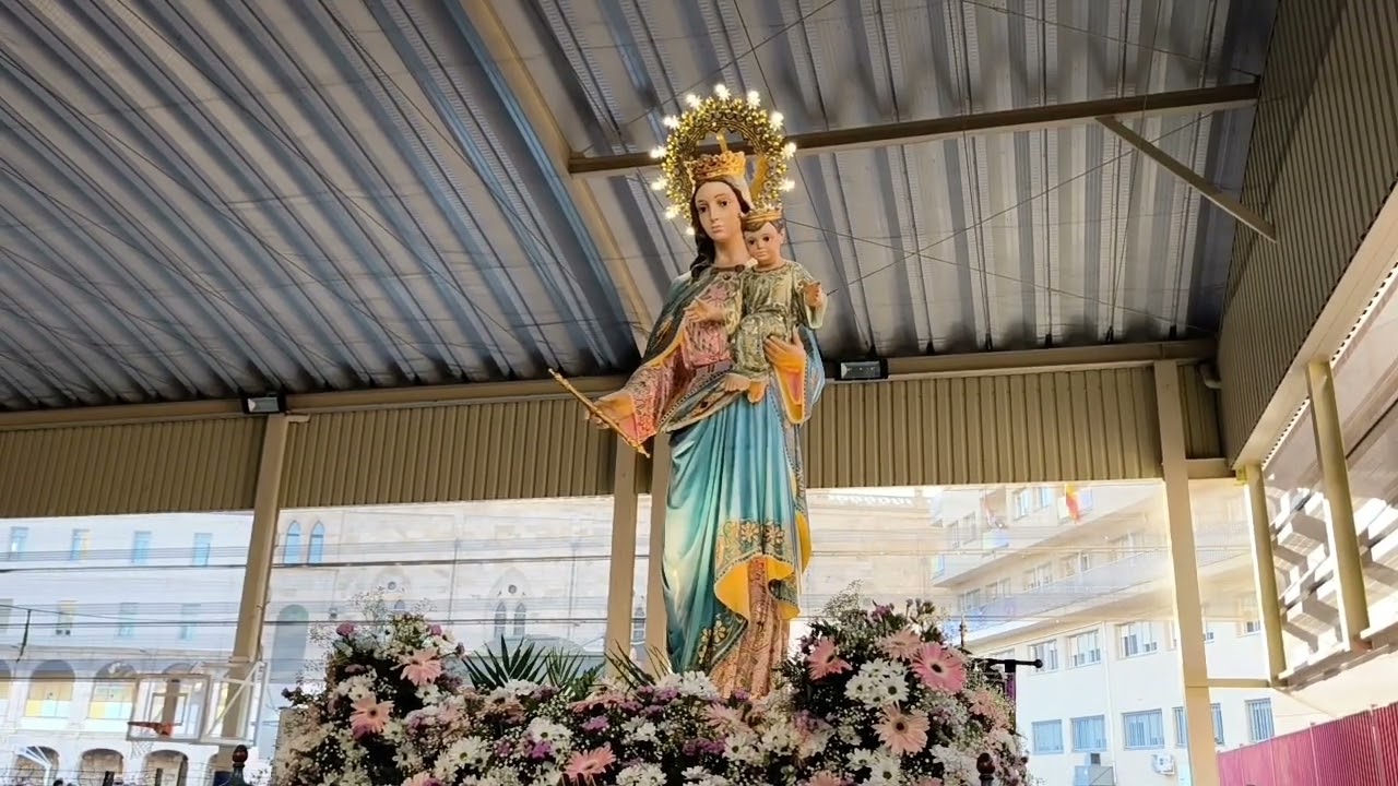 Salida Procesión María Auxiliadora, Salamanca 2025.