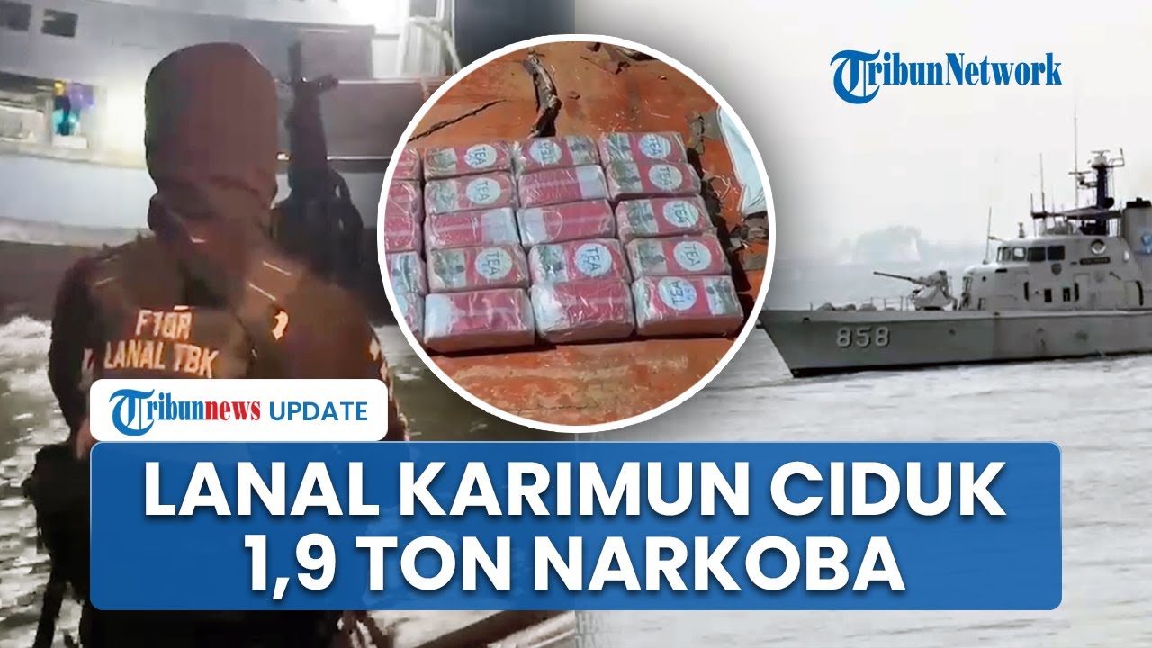 Penangkapan Kapal Asing yang Bawa 1,9 Ton Narkoba, Sempat Redam Lampu saat Diciduk Lanal Karimun
