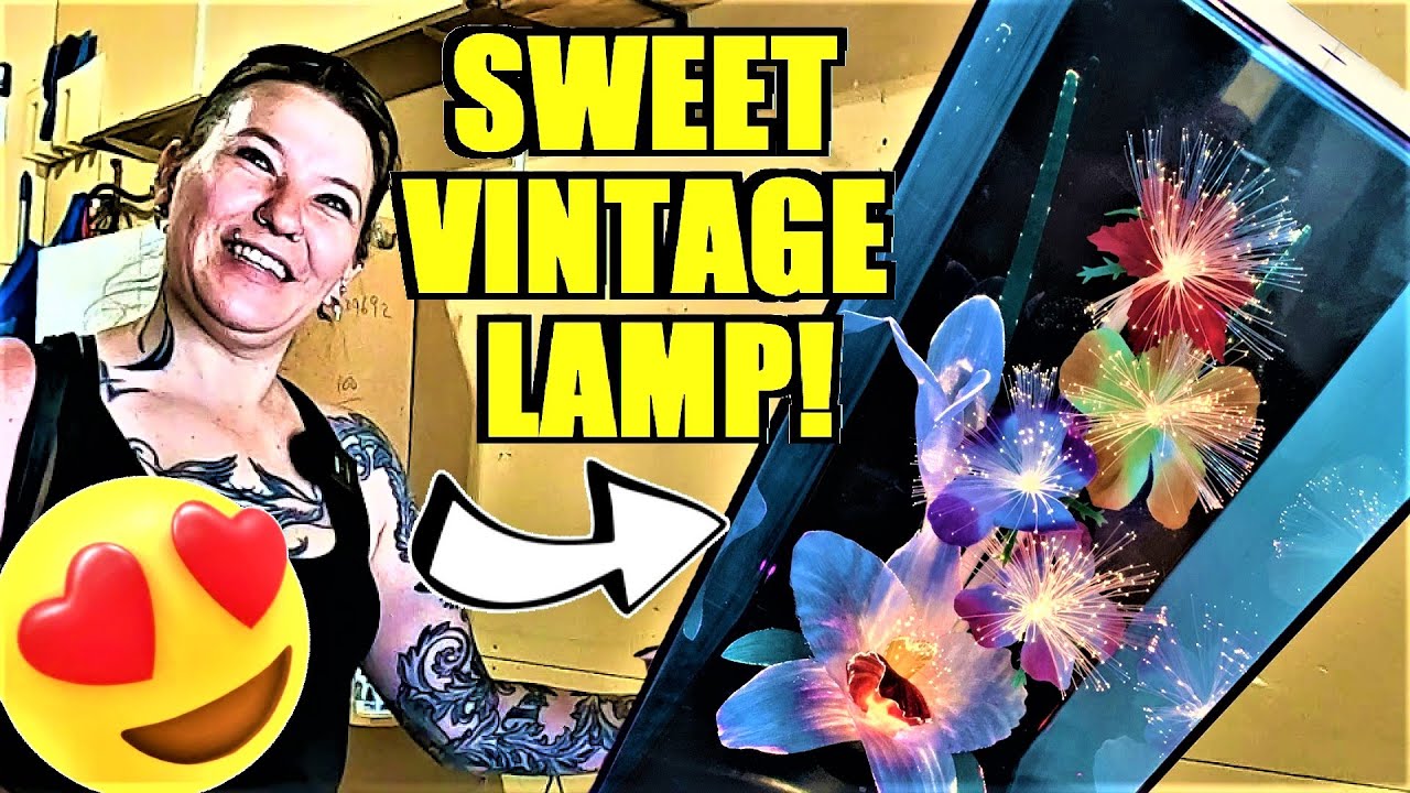 Ep638: AWESOME Vintage Color Changing Fiber Optic Lamp!  🤩🤩🤩