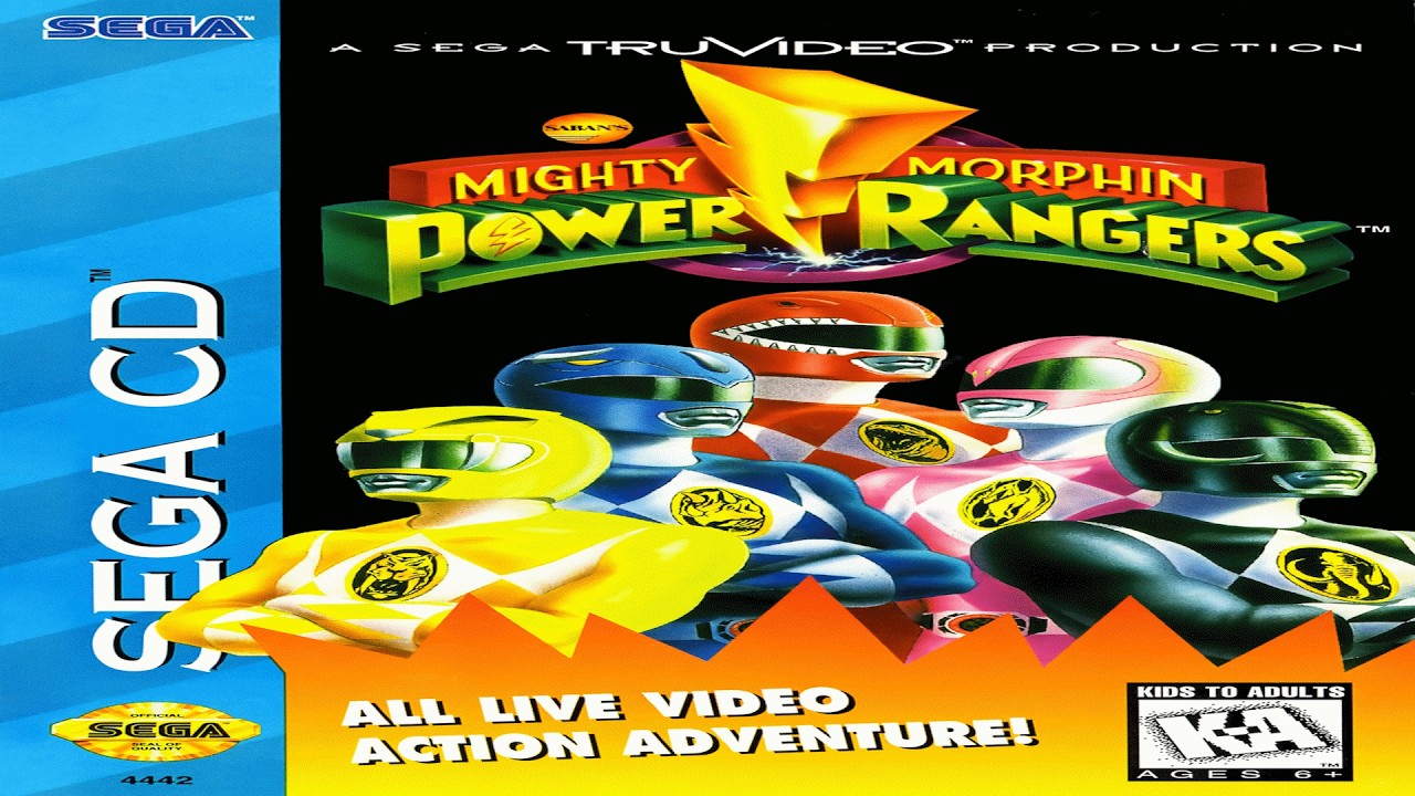 Mighty Morphin Power Rangers (full gameplay)- USA - Sega CD Playthrough