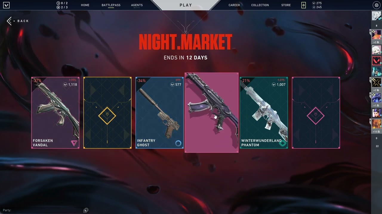 valorant lucky night market