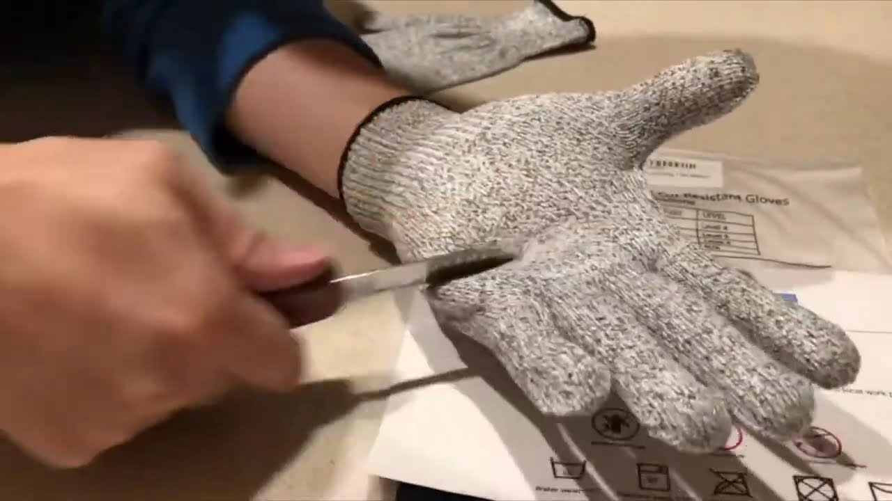 Dowellife Cut Resistant Gloves Protection Review | Safety Kitchen Cuts Gloves