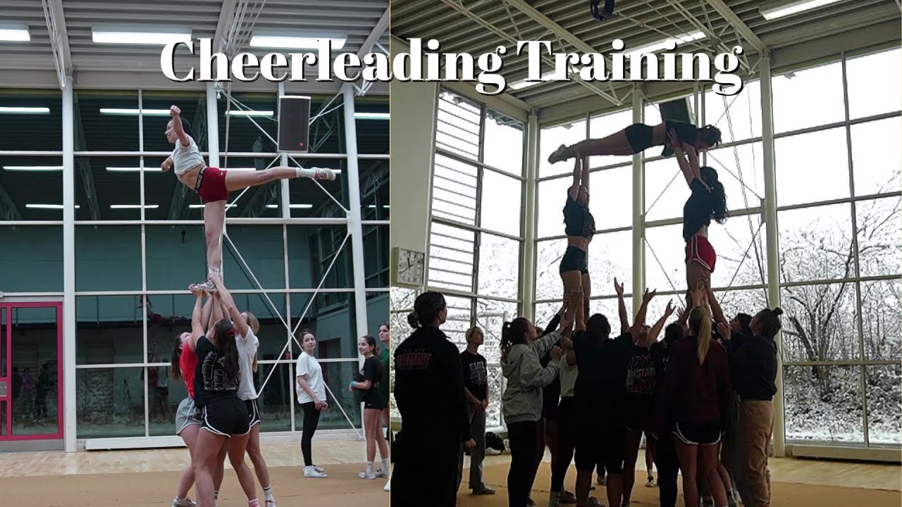 Cheerleading Training Vlog - Pyramiden, Tumbling & Stunts