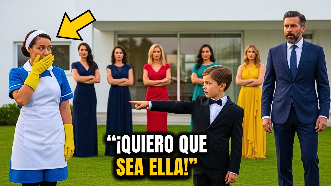 MILLONARIO VIUDO DEJÓ QUE SU HIJO ELIGIERA MADRE ENTRE 5 RICAS: ¡SU ELECCIÓN DEJÓ A TODOS EN SHOCK!