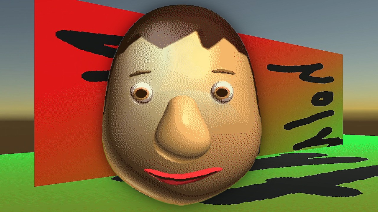 The first build of baldi is insane (BALDI WASNT IN THE GAME)