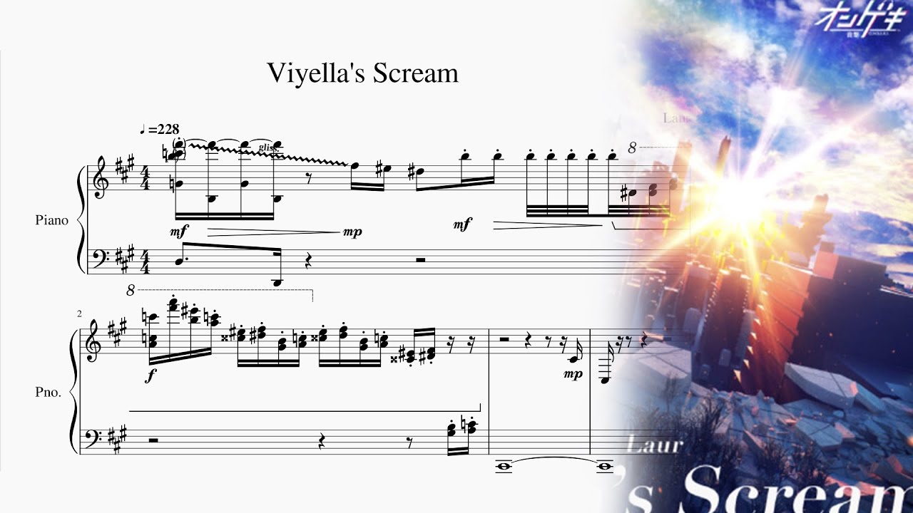 Laur - Viyella's_Scream (Piano Cover)【オンゲキR.E.D PLUS】