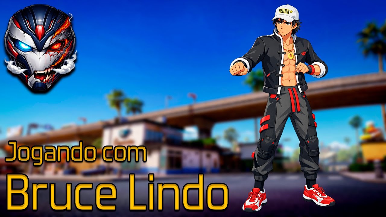 Jogando com a Skin Bruce Lindo