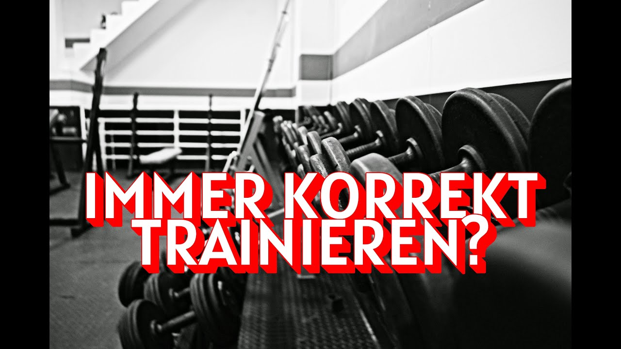 Ist nur korrektes Krafttraining sinnvoll?