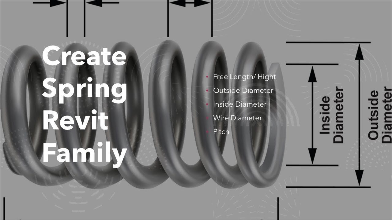 How to create Spring Revit Family (Parametric)