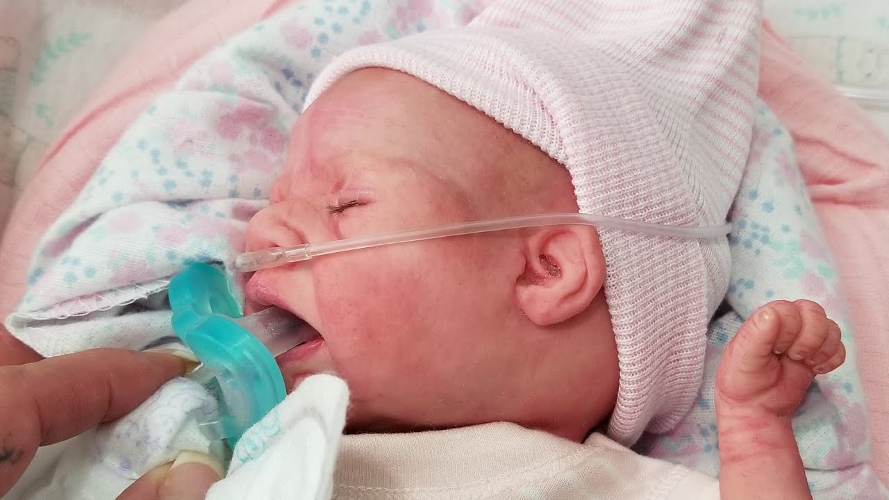 NICU Micro preemie silicone baby Cece gets a check up & shot! Series 6