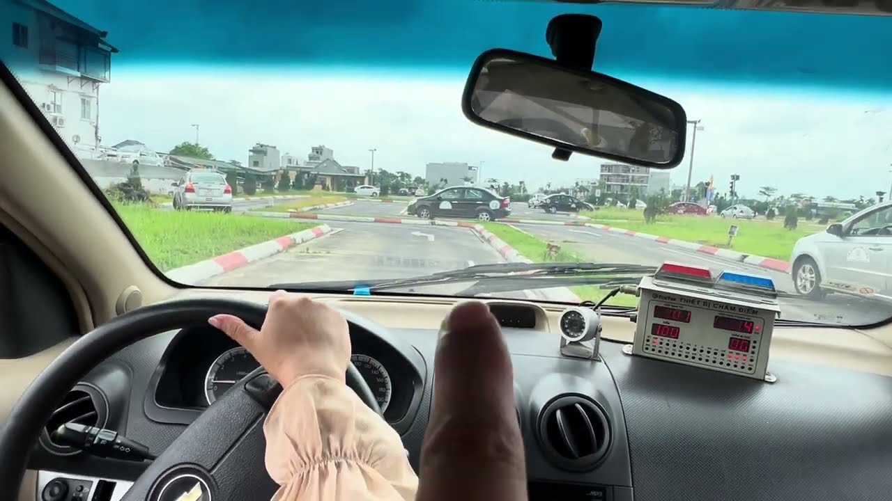 Luyện tập sa hình Việt Đức Hải Dương. Thi Sát Hạch 23/5. Quang Thăng ĐTLX