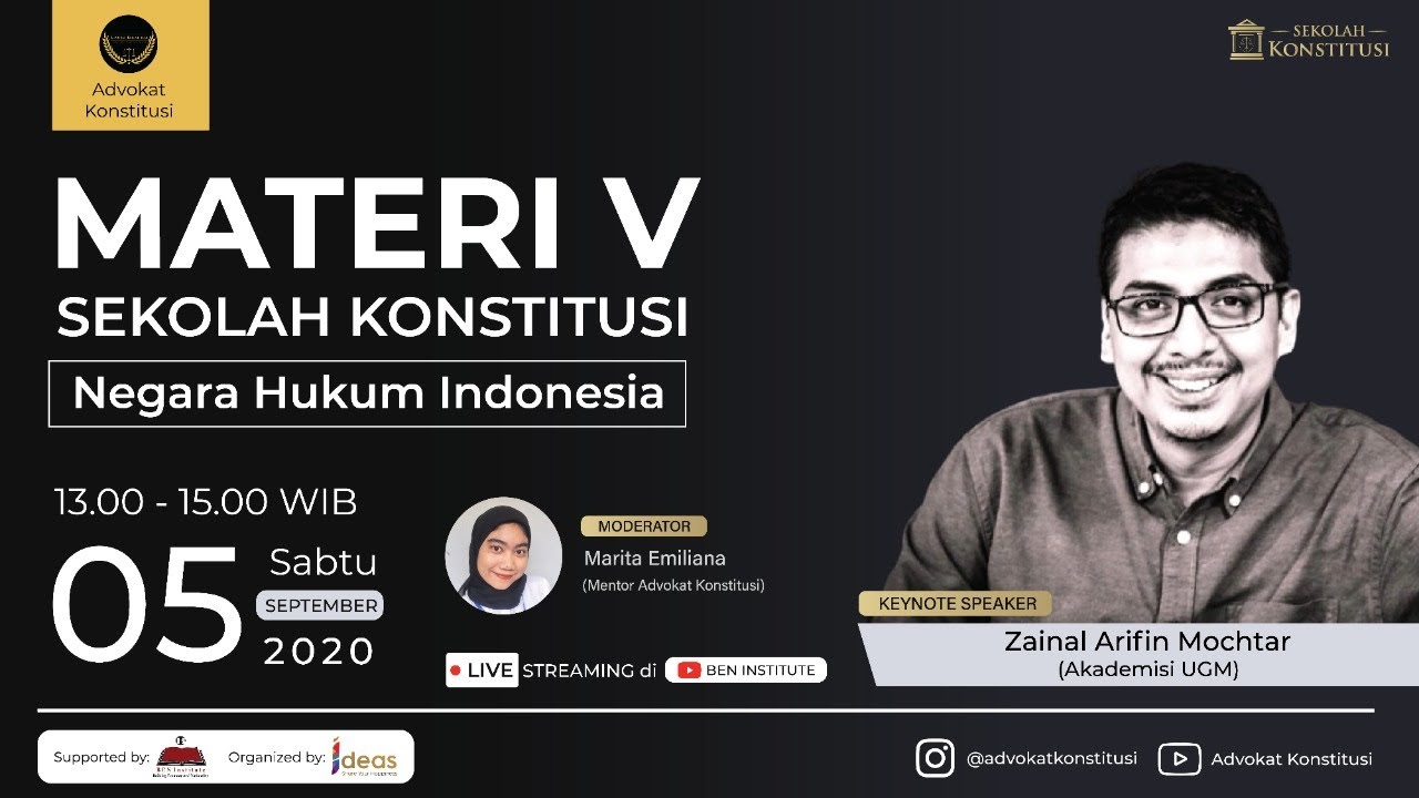 MATERI V Sekolah Konstitusi⁣ Negara Hukum Indonesia