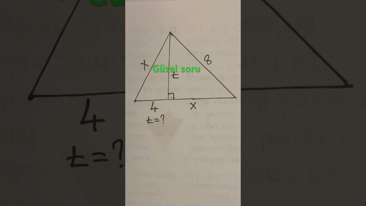 Dik &Uuml;&ccedil;gen Konu Anlatımı ve &Ouml;SYM Tarzı Sorular | Matematik TYt-AYT