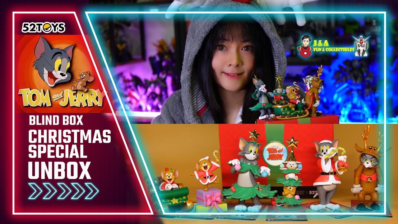 52 Toys Tom & Jerry Christmas Special Limited Edition Blind Box Unboxing | J&A Fun and Collectibles