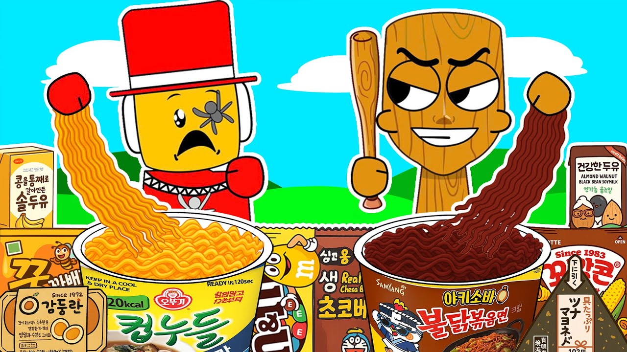 Tung Tung Tung Sahur Returns Vs Sammy in Steal A Brainrot Convenience Store Mukbang | Animation