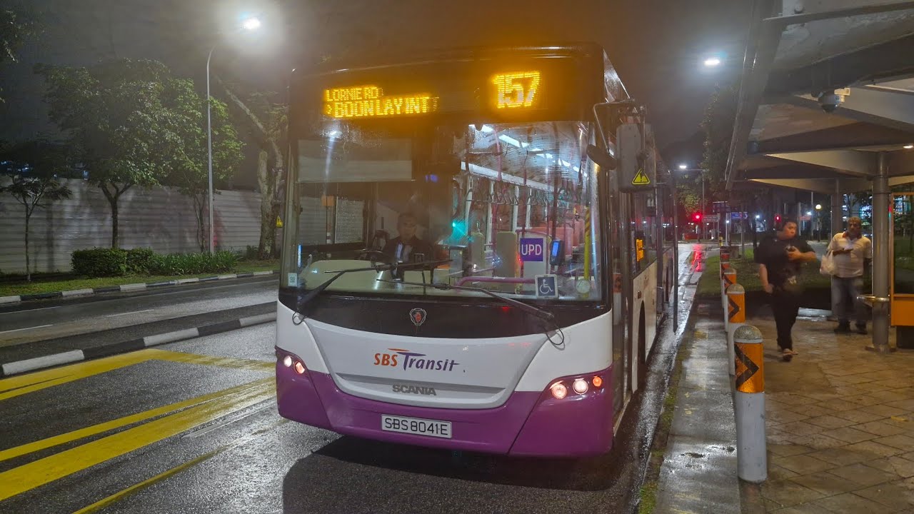 SBS Transit Bus Service 157 Scania K230UB Euro IV Batch 1 SBS8041E