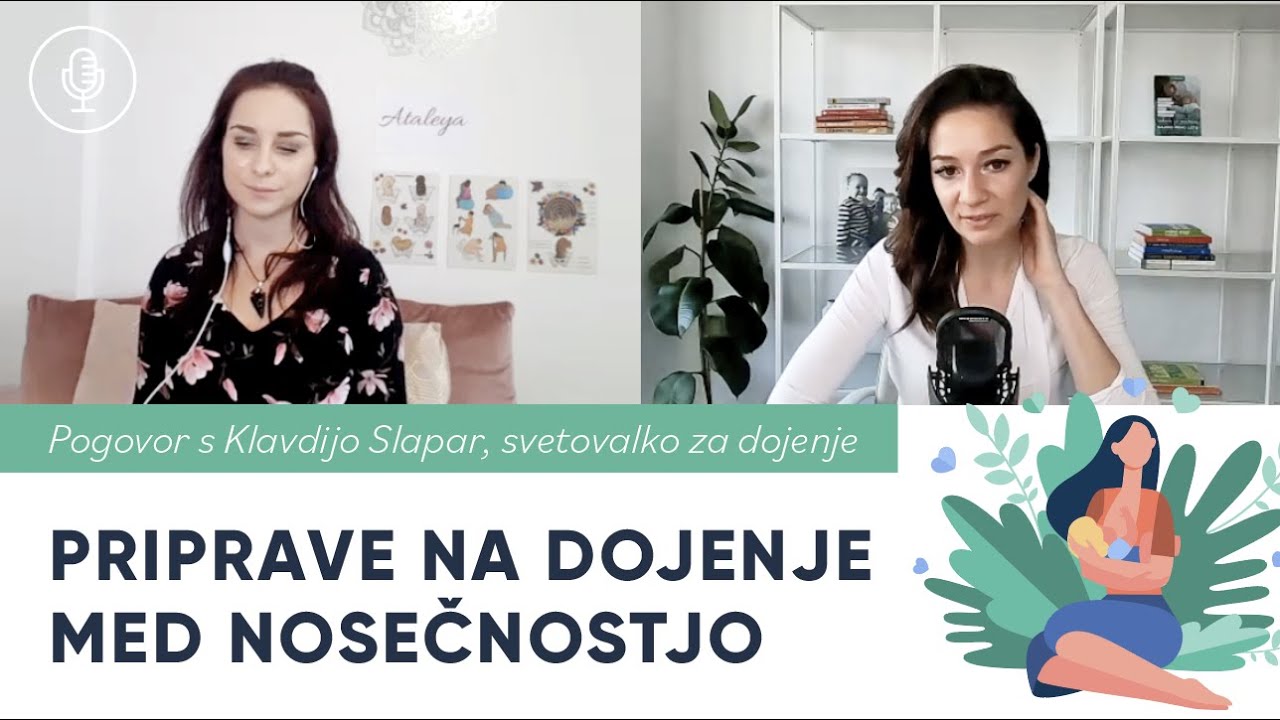 Priprave na dojenje s Klavdijo Slapar