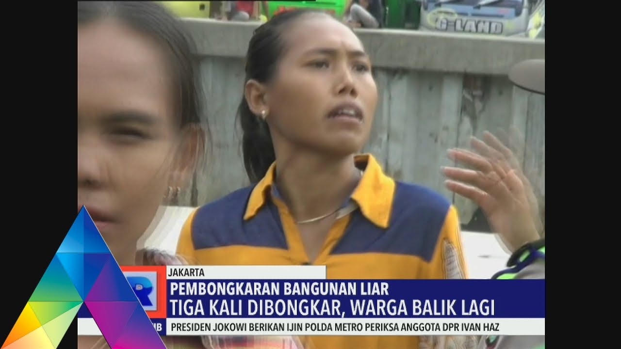 REDAKSI PAGI - MASSA BENTROK SAAT PENGGUSURAN RUMAH LIAR