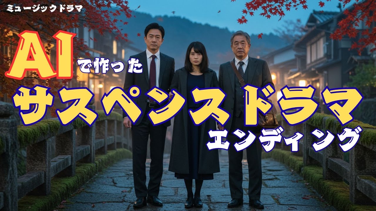 【MV】サスペンスドラマエンディング動画作ってみた。ミュージックビデオ ドラマ フルムービー #サスペンス #2時間ドラマ