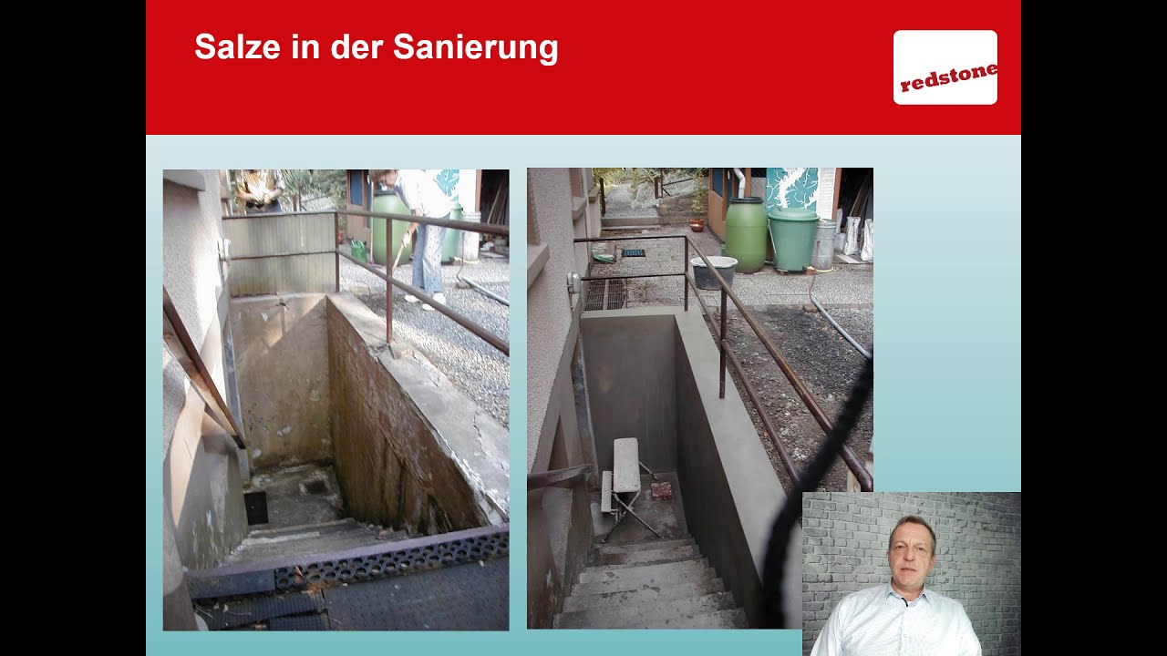 redstone Seminar - Kellersanierung und Abdichtung von innen. Sanierung feuchter Wände. Teil 2