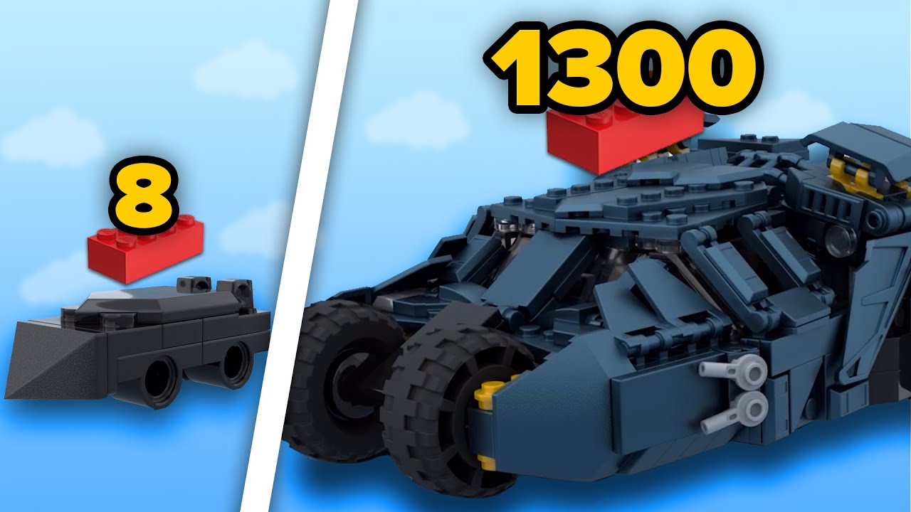 LEGO BATMOBILE in Different Scales | Comparison