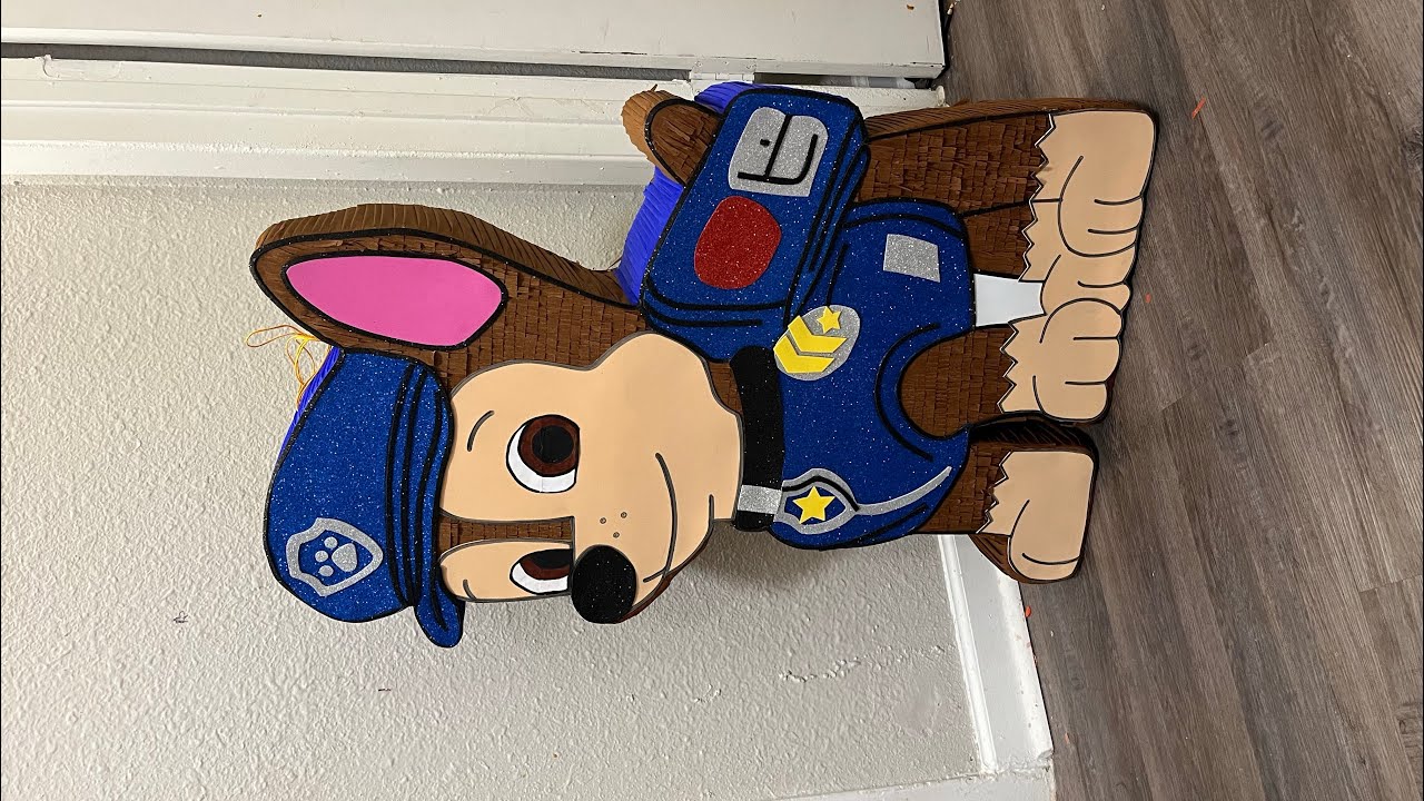 DECORACIÓN PIÑATA CHASE PAW PATROL