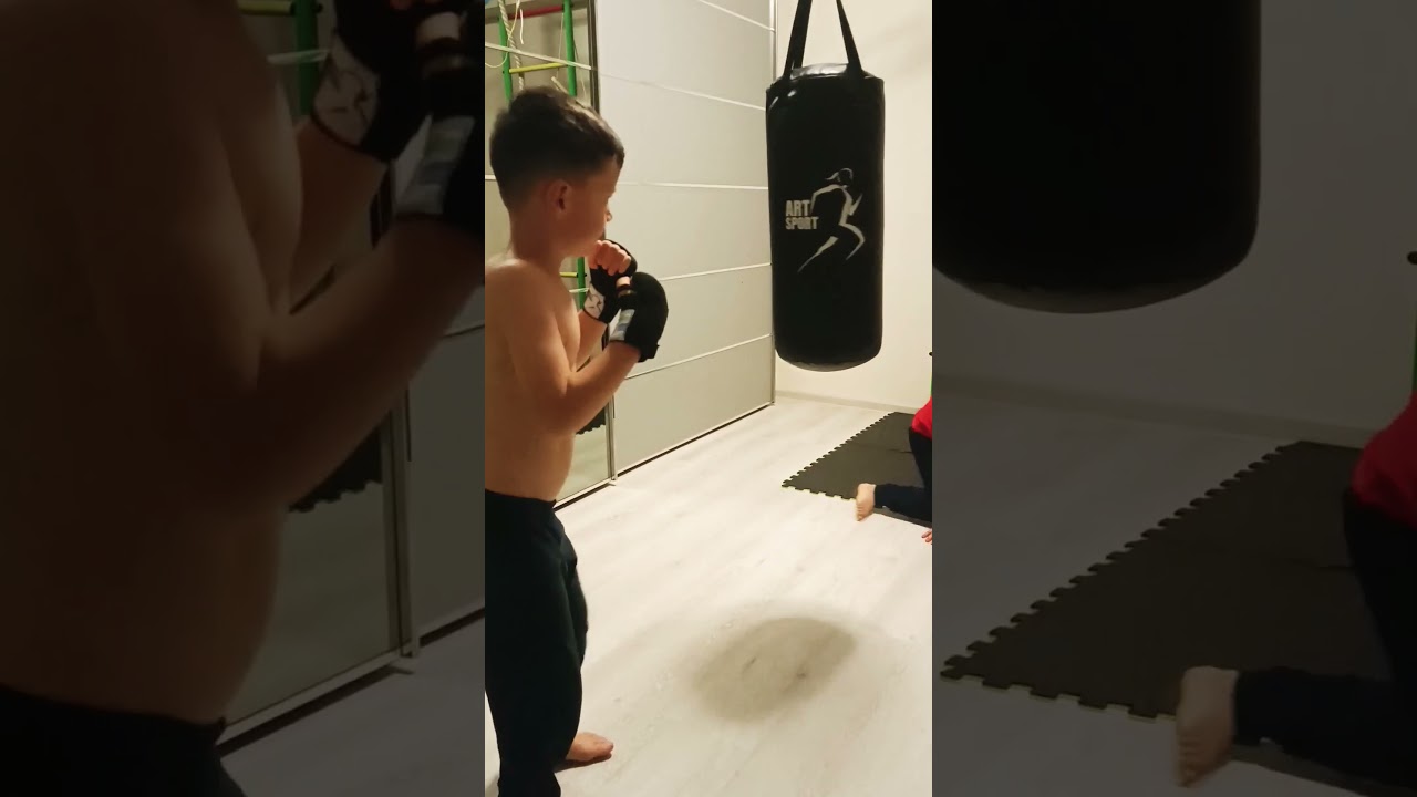 Kickboxen Boxen Sport Training 5 J #дети #спорт #sport #kinder #training #kickboxing