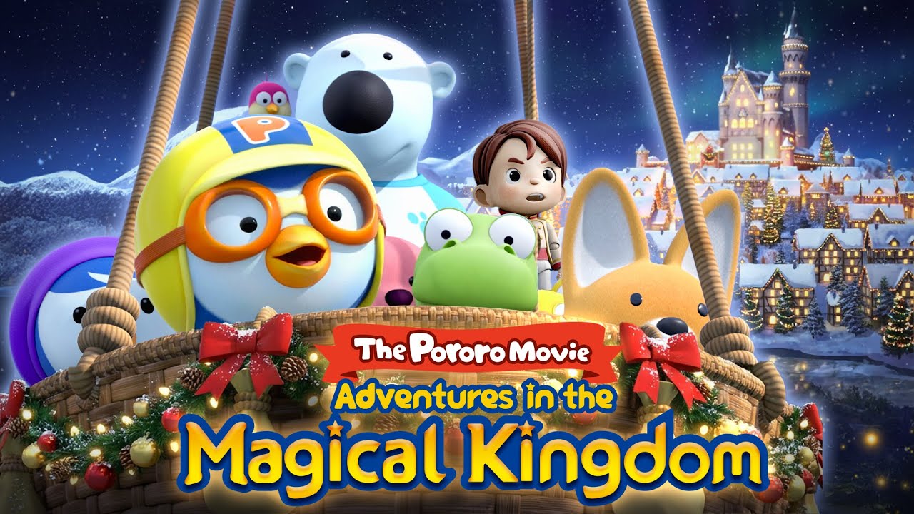 Pororo Movie 🎬 | The Great Rescue of Lina Kingdom | 45+ Min Kids Film | Full Movie for Kids