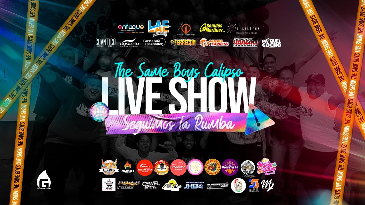 The Same Boys Calipso  Live Show Seguimos La Rumba🎉🎊