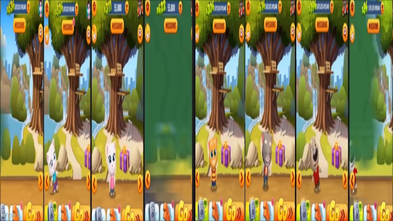 Talking Tom Gold Run: Building All Houses - Construyendo Todas Las Casas