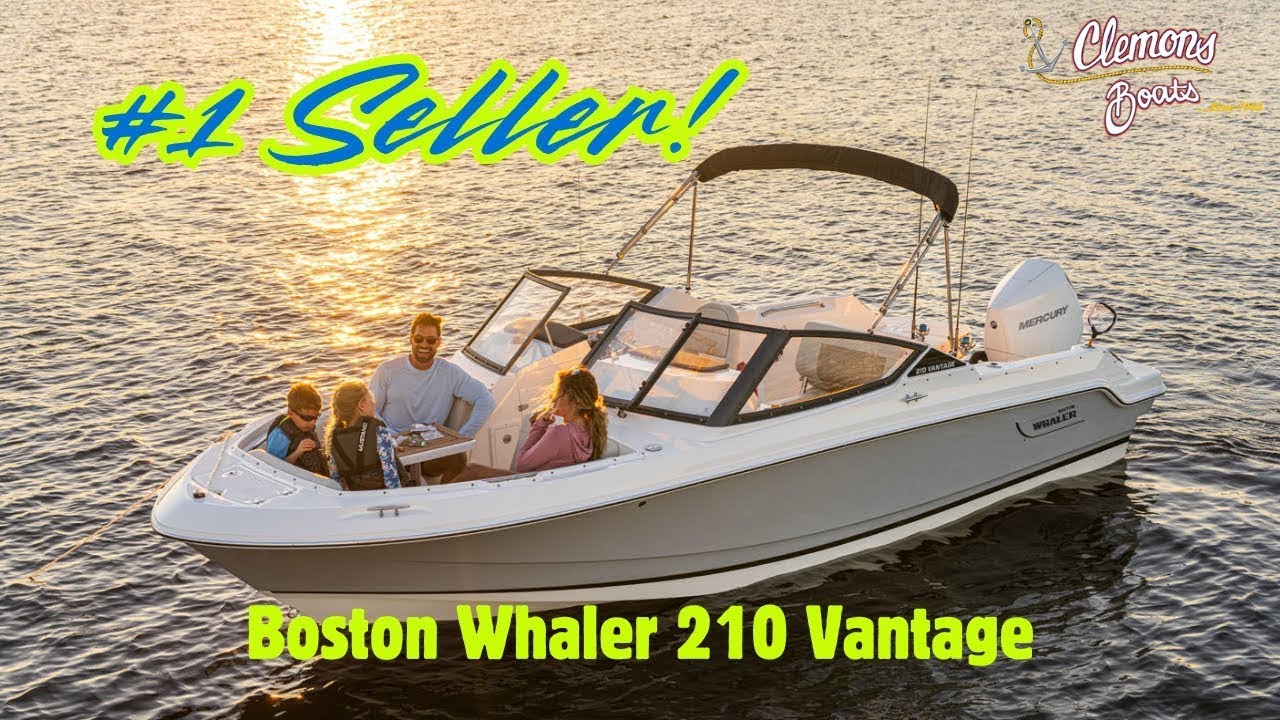 The #1 selling 21 foot dual console! The Boston Whaler 210 Vantage!