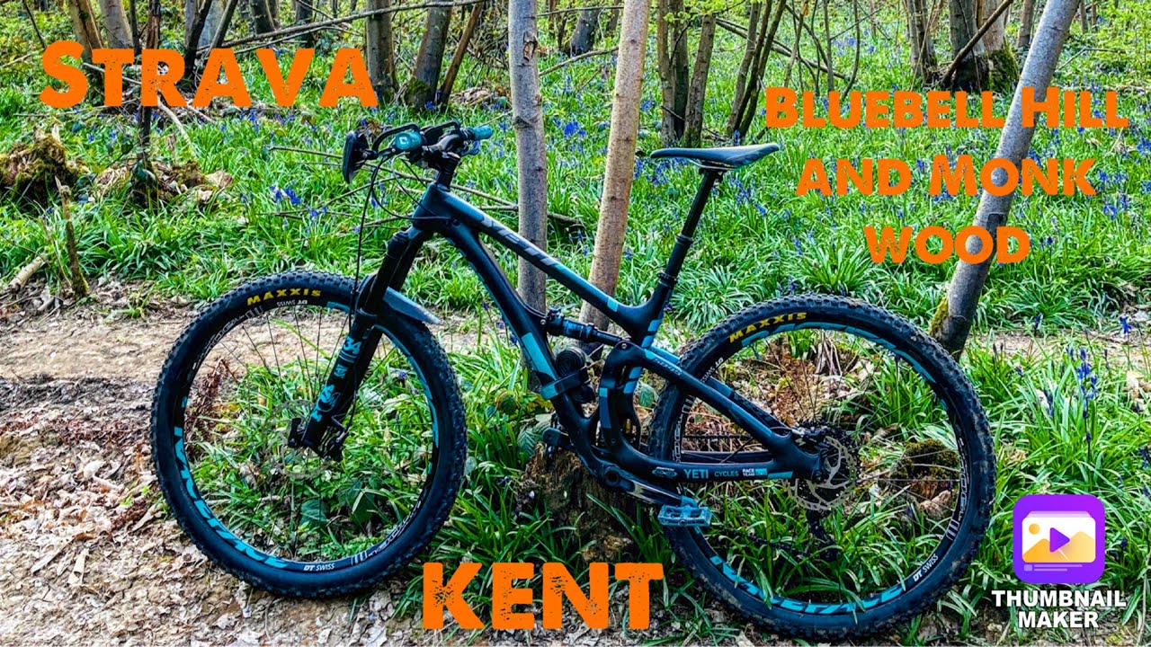 Bluebell Hill Monk wood little ride and Strava talk