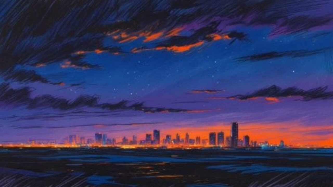 illuminated night